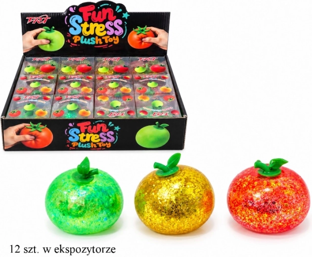 Pallina antistress pesante a forma di mela - 1 pezzo