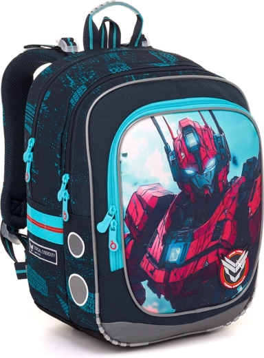 Zaino scolastico leggero Topgal Endy con robot