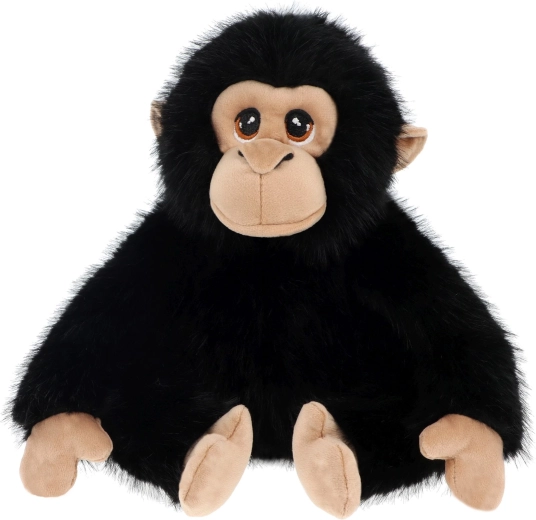 Scimpanzé di peluche Keeleco realizzato con materiali riciclati, 20 cm