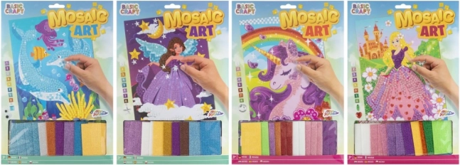 Grafix immagine a mosaico Principessa Rosa