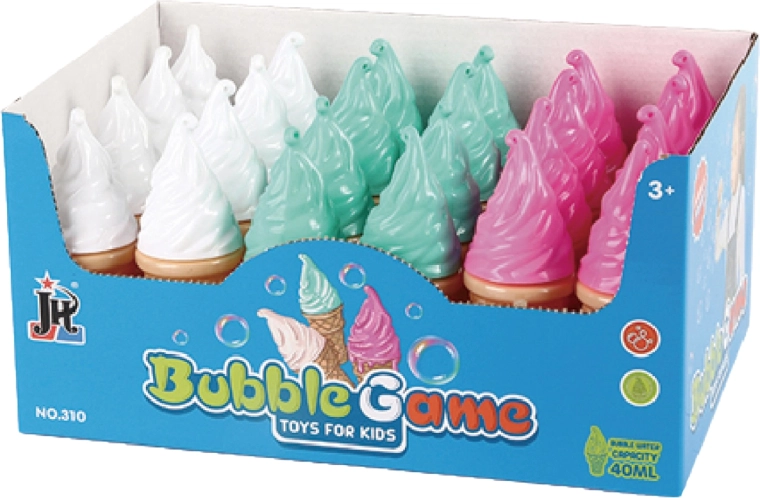 Bolle di sapone a forma di gelato 40 ml