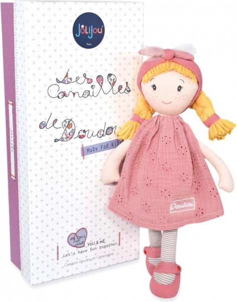 Bambola di stoffa Suzette 36 cm di Doudou Jolijou