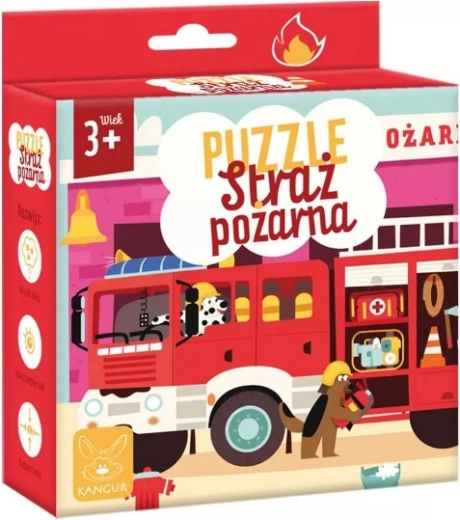 Puzzle pompieri 3+