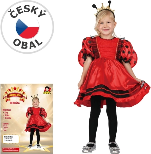 Vestito di Carnevale da coccinella per bambine 92–104 cm