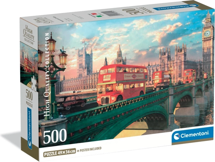 Puzzle Clementoni Londra – Ponte di Westminster 500 pezzi
