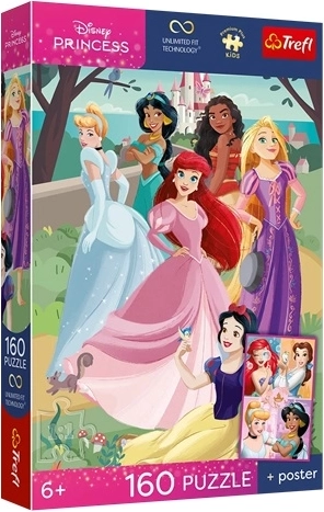 Puzzle Trefl Principesse Disney 160 pezzi – Serata incantevole