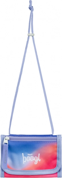 Baagl portafoglio da collo Arcobaleno rosso