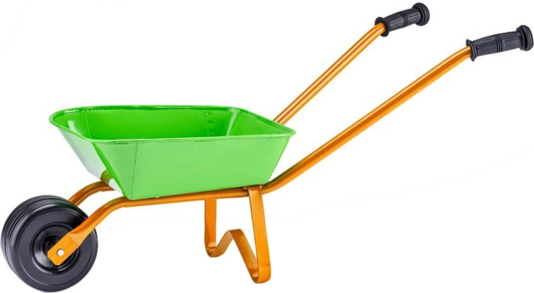 Carriola per bambini Merkur in metallo verde-arancione - 1 pezzo