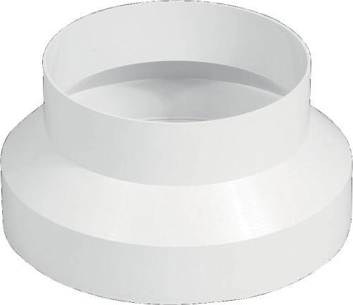 Riduzione per condotti di ventilazione 100/125 mm in plastica