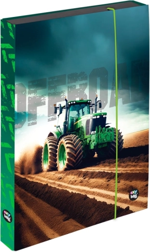 Scatola portaquaderni A4 Jumbo con motivo trattore Oxybag