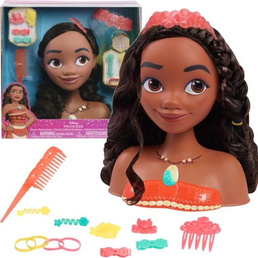Testa da pettinare Disney Vaiana con accessori