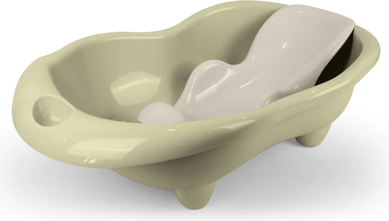 Vaschetta per bambini con sdraietta Hippo, verde chiaro