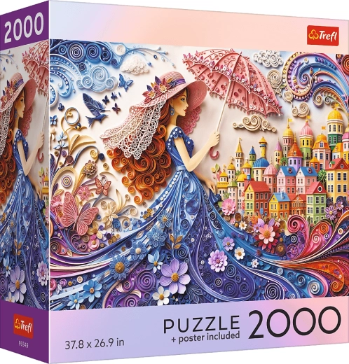 Trefl Puzzle USA Collection: Dama con l'ermellino 2000 pezzi