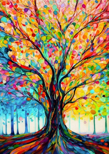 Enjoy puzzle Albero della gioia 1000 pezzi