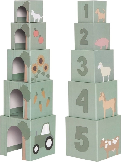 Cubetti impilabili fattoria JABADABADO