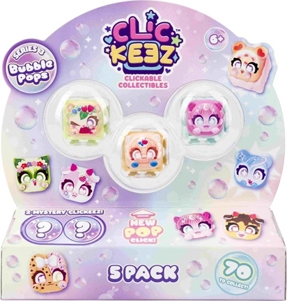Goliath Clickeez serie 3 Bubble Pops confezione da cinque pezzi