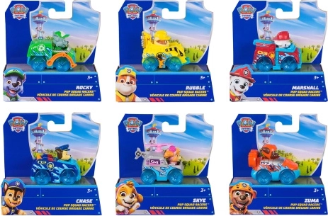 Paw Patrol PUP Squad – piccoli veicoli con personaggio