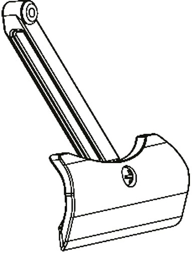 Paraurti posteriore BL8 per modelli RC Jamara - 1 pezzo
