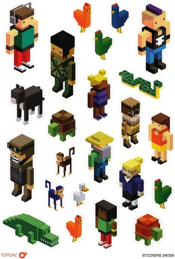 Adesivi PixelArt Topgal