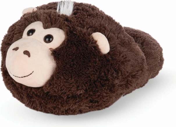 Pantofoletta in peluche riscaldante COZY NOXXIEZ gorilla