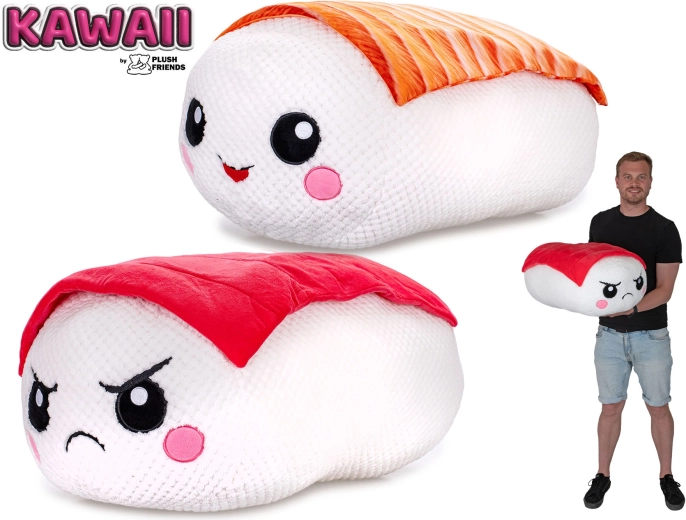 Plush Friends Kawaii peluche sushi nigiri 60 cm - 1 pezzo