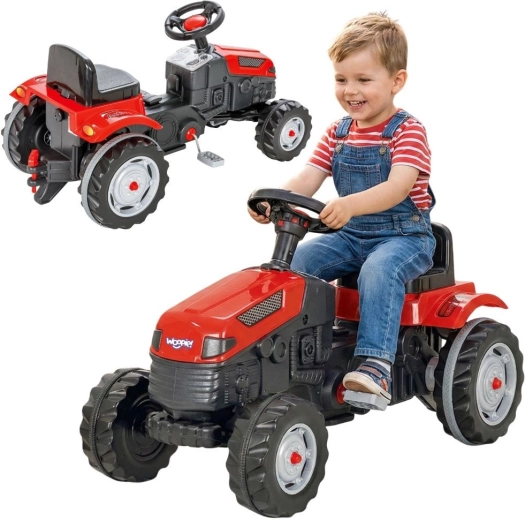 Trattore a pedali Woopie Farmer GoTrac con ruote silenziose