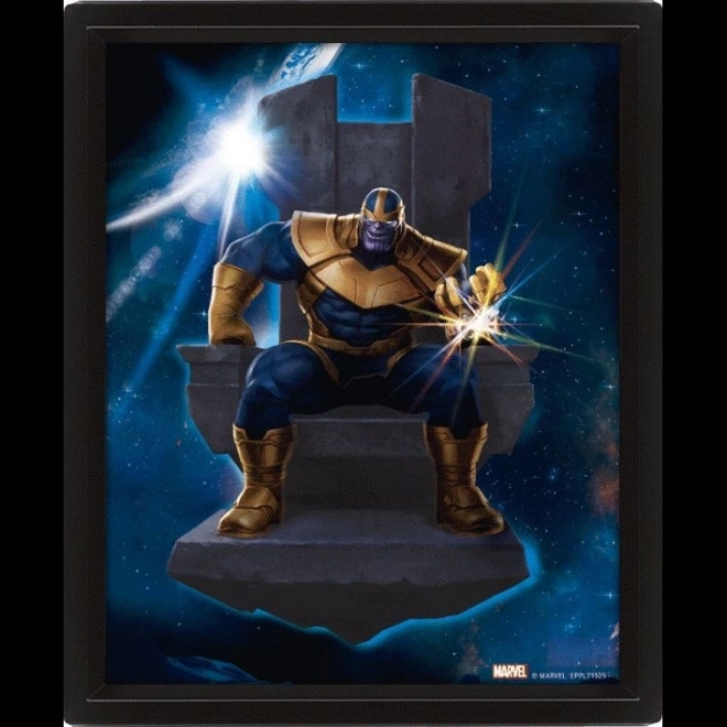 Quadro 3D Avengers: Thanos