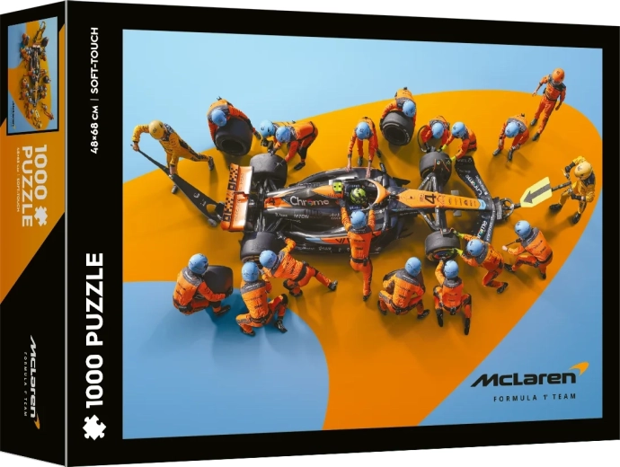 Puzzle Soft Touch McLaren – record mondiale del pit stop più veloce, 1000 pezzi
