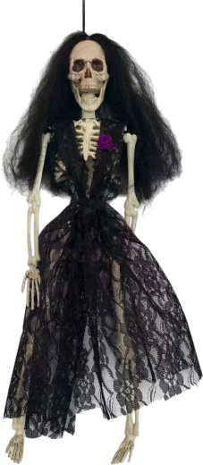 Accessorio per feste scheletro in abito