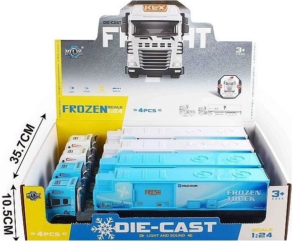 Camion frigorifero 39 cm con luce e suono