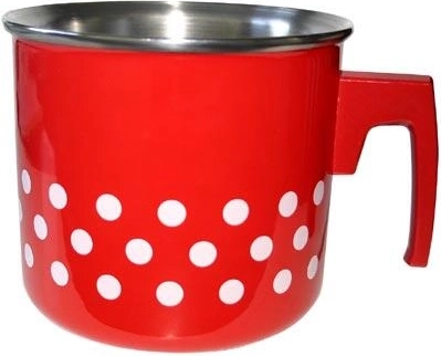 Bollilatte smaltato PUNTÍK 2 l rosso