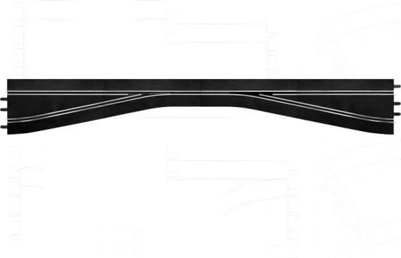 Restringimento pista sinistro per CARRERA Digital 132/124