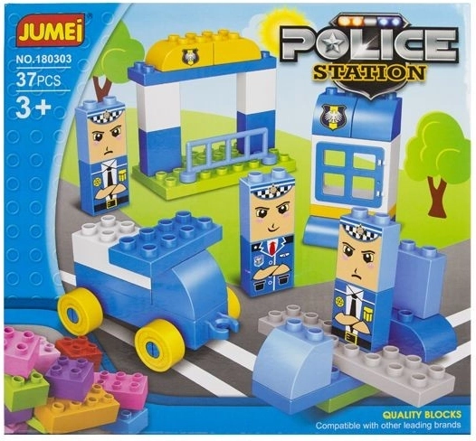 Costruzioni Jumei commissariato di polizia 37 pezzi 28 × 26 cm - 1 pezzo