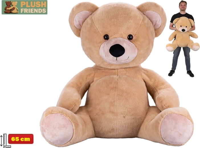Orso di peluche Plush Friends 65 cm beige