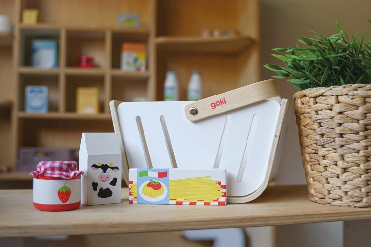 Cestino della spesa Goki MiniShopper con portamonete