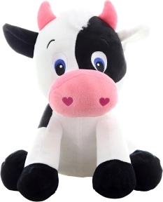 Mucca di peluche 30 cm