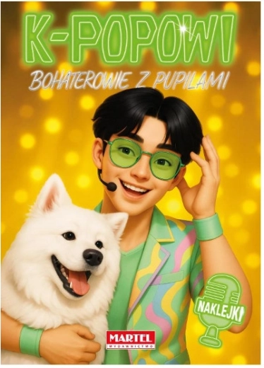 Libro da colorare con eroi del K-pop, animaletti e adesivi