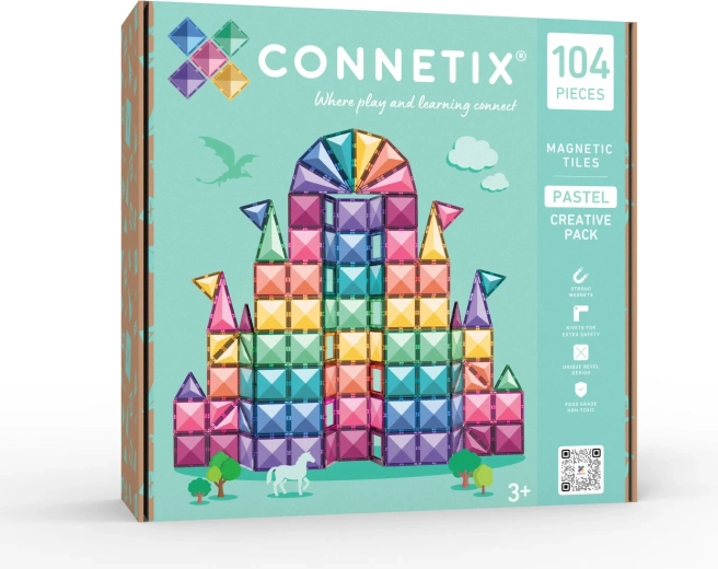 Set creativo dai colori pastello da 104 pezzi