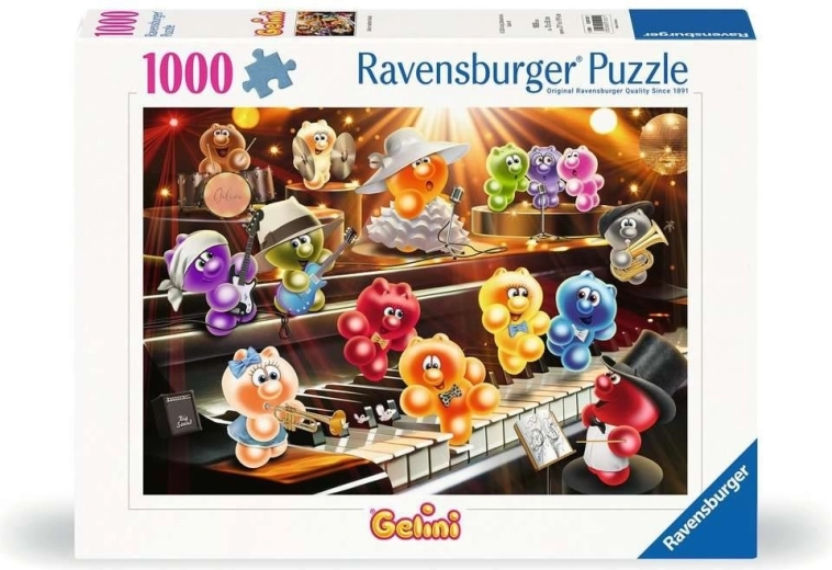 Puzzle Ravensburger Gelini: Musica da 1000 pezzi