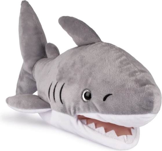 Doudou Histoire d'Ours burattino in peluche squalo grigio 30 cm