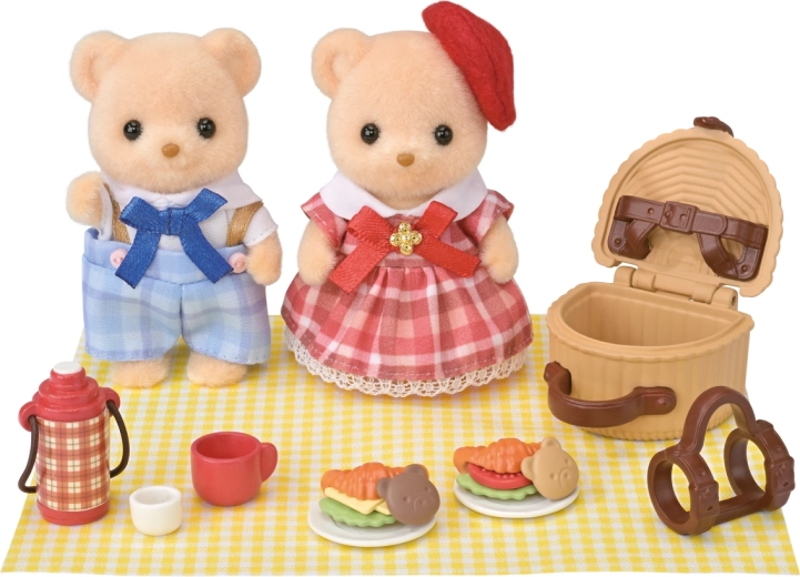 Sylvanian Families fratellini orsetti Biscotti in picnic