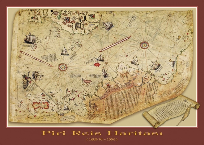 Puzzle mappa del capitano Reise 1000 pezzi ART PUZZLE