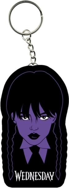 Portachiavi Wednesday – testa colorata