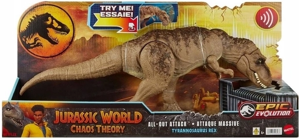 Jurassic World T‑Rex attacco totale
