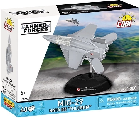 Set di costruzioni COBI Armed Forces MiG-29 Fulcrum (NATO) 40 pezzi