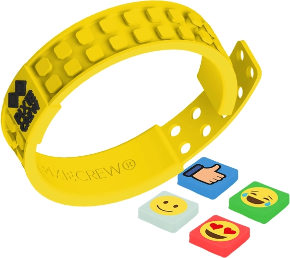 Braccialetto creativo Pixie Crew Emoji giallo