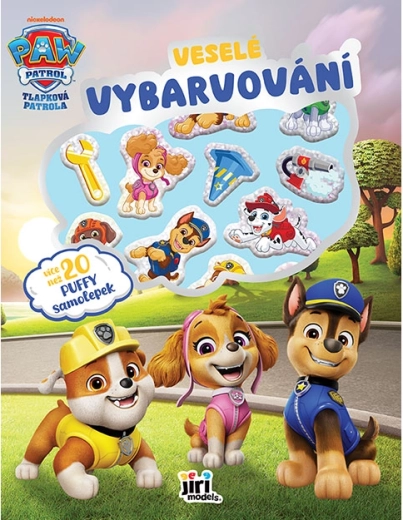 Allegro da colorare con super adesivi Paw Patrol