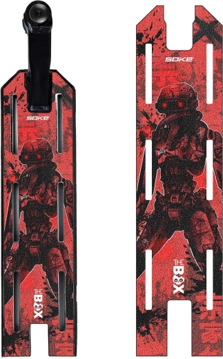 Griptape Soke per monopattino freestyle Red Cyber 52 × 13 cm