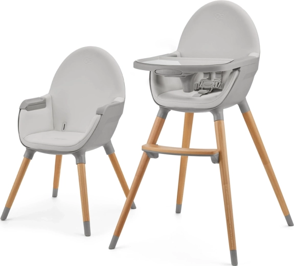 Seggiolone Kinderkraft 2 in 1 Fini 2 grigio