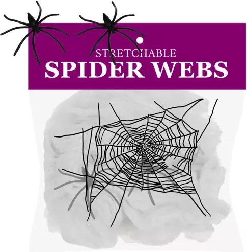 Ragnatela artificiale con 2 ragni MALATEC